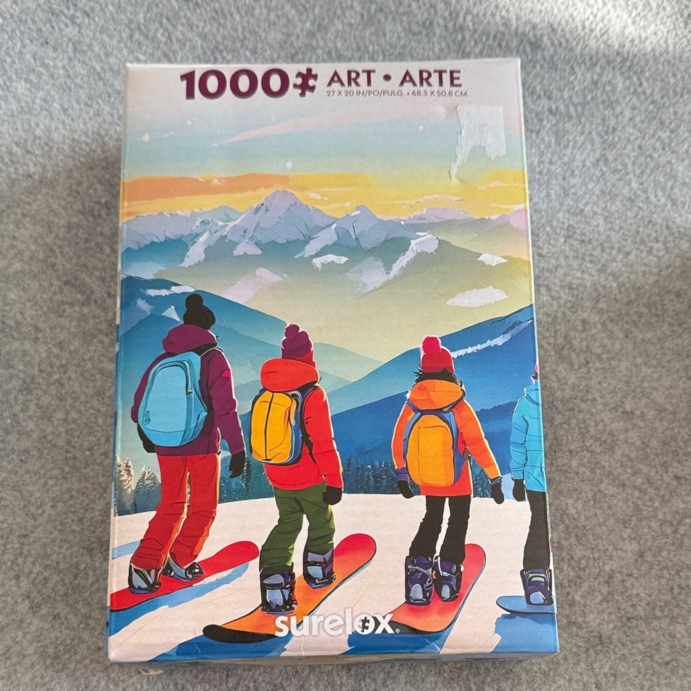 Snowy Peaks 1000-Piece Puzzle